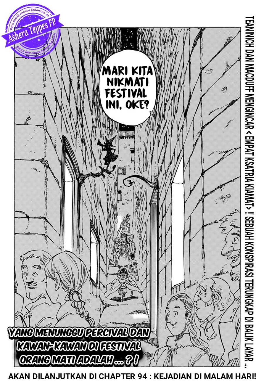 Halaman 21 dari Mokushiroku no Yonkishi Chapter 93