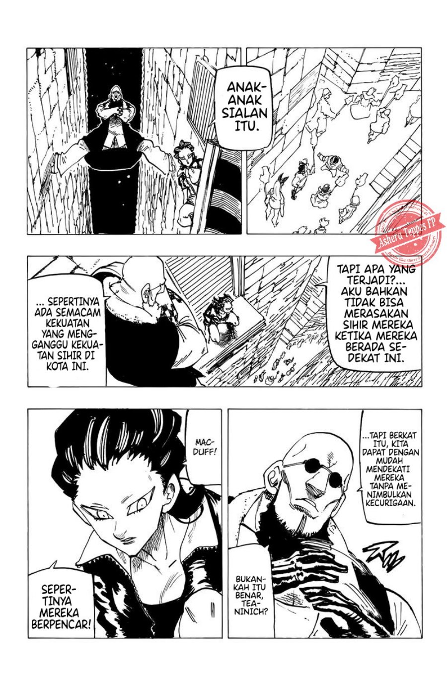 Halaman 11 dari Mokushiroku no Yonkishi Chapter 94