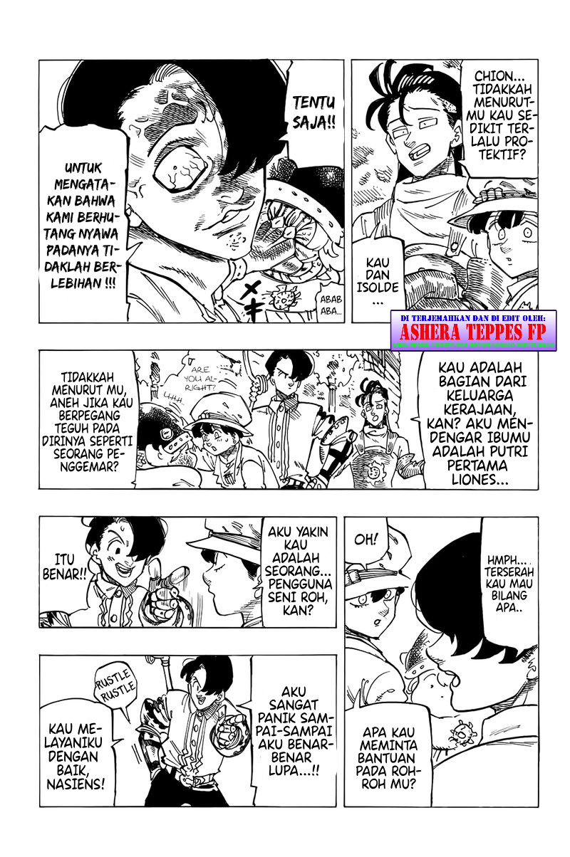 Halaman 13 dari Mokushiroku no Yonkishi Chapter 95