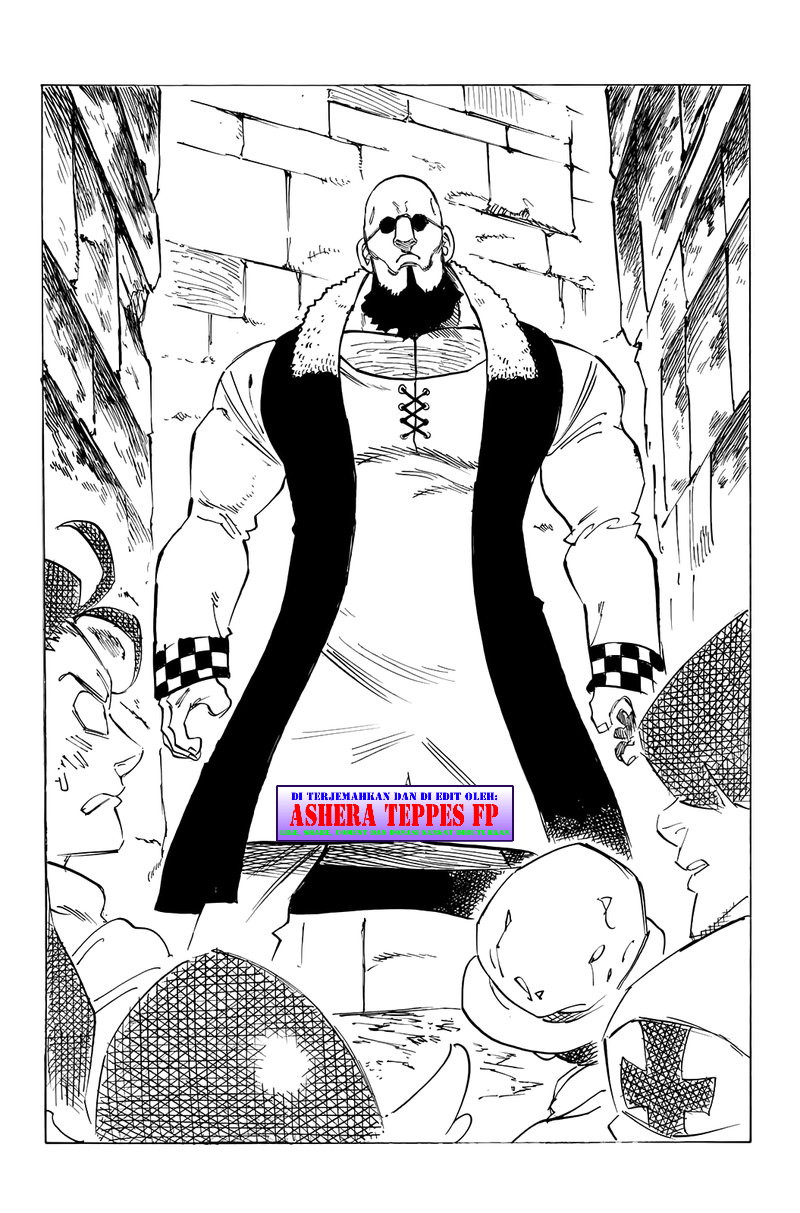 Halaman 16 dari Mokushiroku no Yonkishi Chapter 95