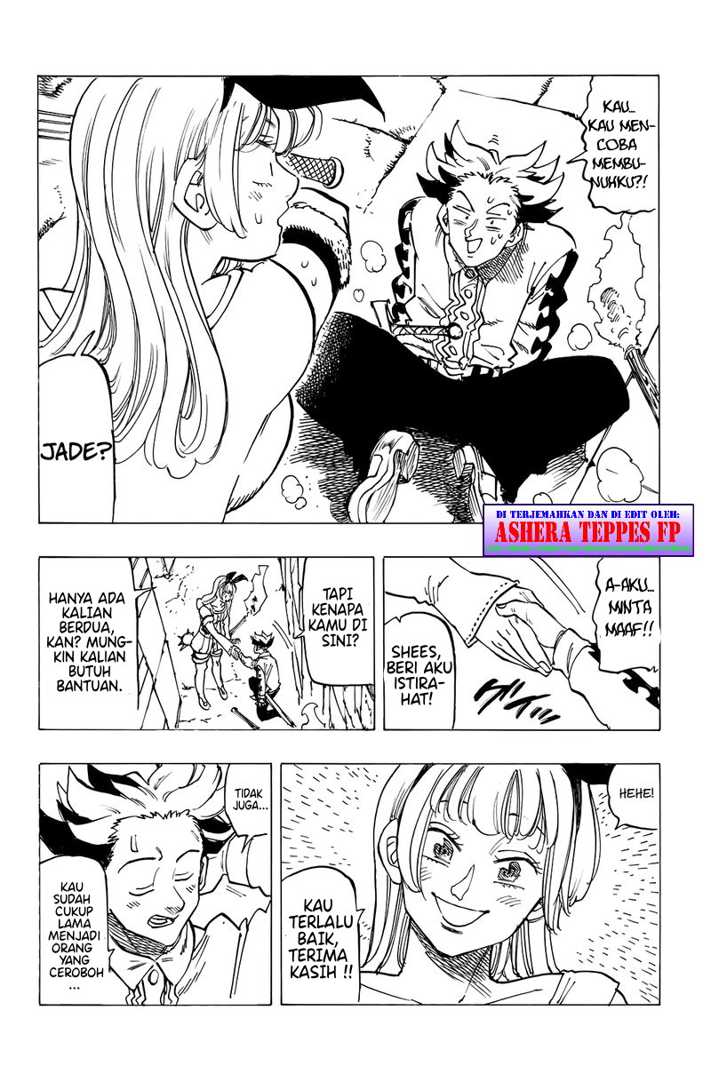Halaman 18 dari Mokushiroku no Yonkishi Chapter 95