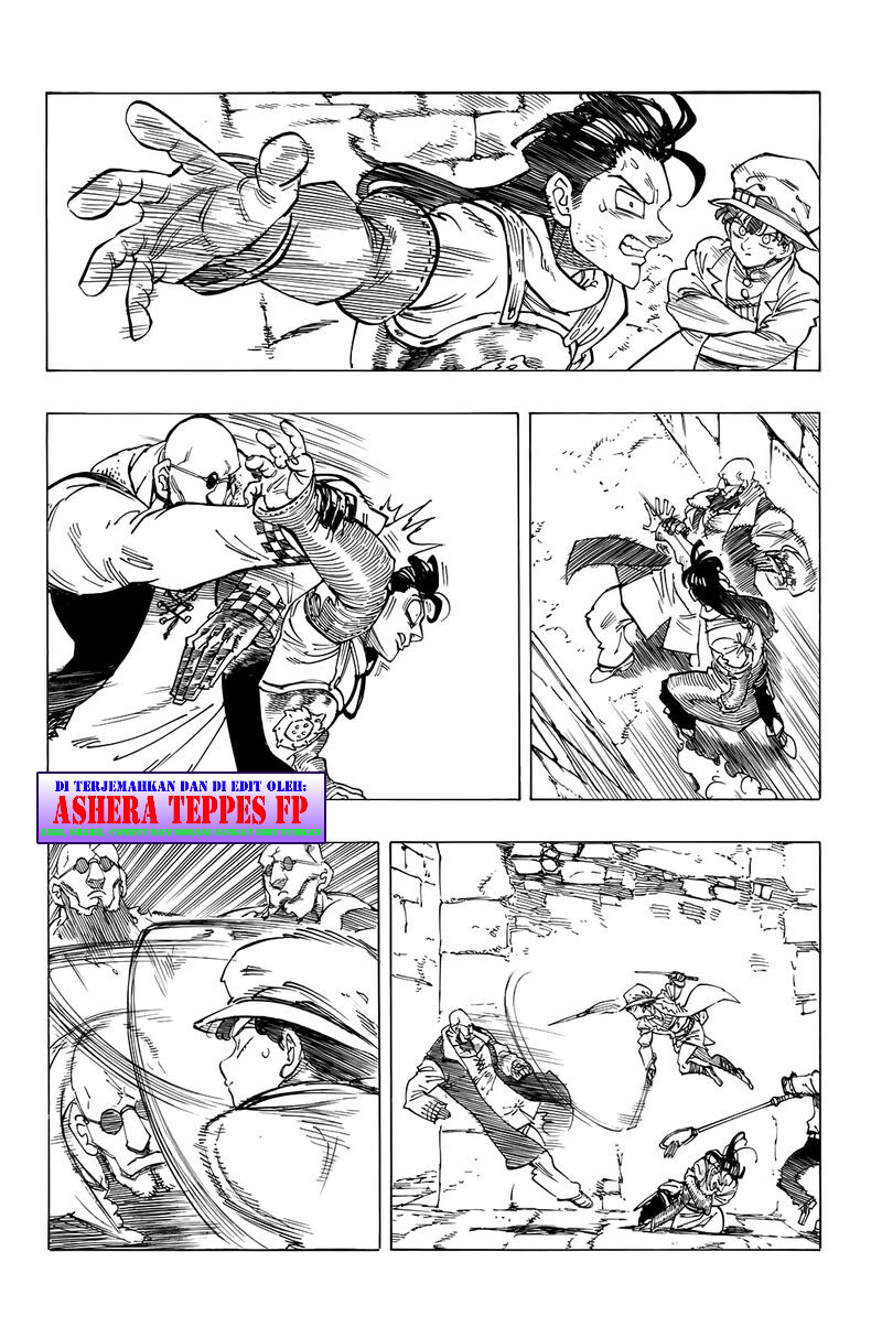 Halaman 11 dari Mokushiroku no Yonkishi Chapter 96