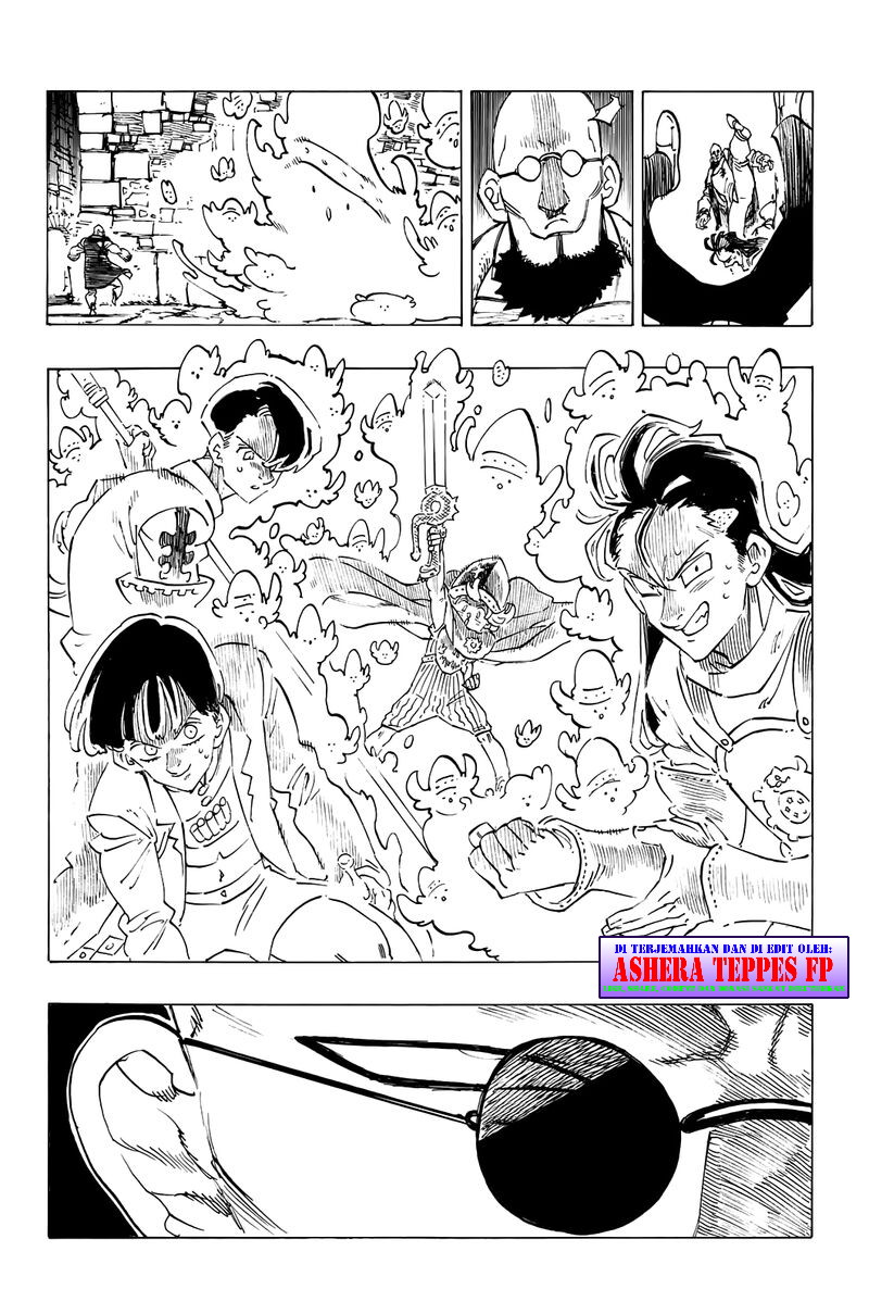 Halaman 14 dari Mokushiroku no Yonkishi Chapter 96