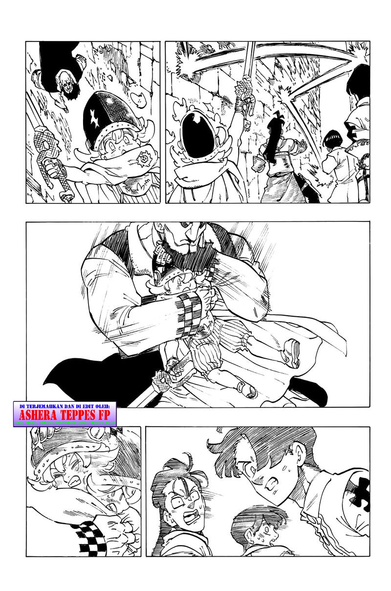 Halaman 15 dari Mokushiroku no Yonkishi Chapter 96