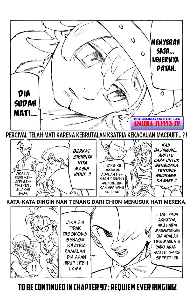 Halaman 18 dari Mokushiroku no Yonkishi Chapter 96