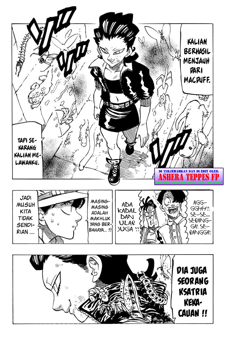 Halaman 18 dari Mokushiroku no Yonkishi Chapter 97