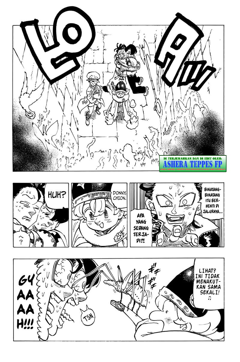 Halaman 20 dari Mokushiroku no Yonkishi Chapter 97