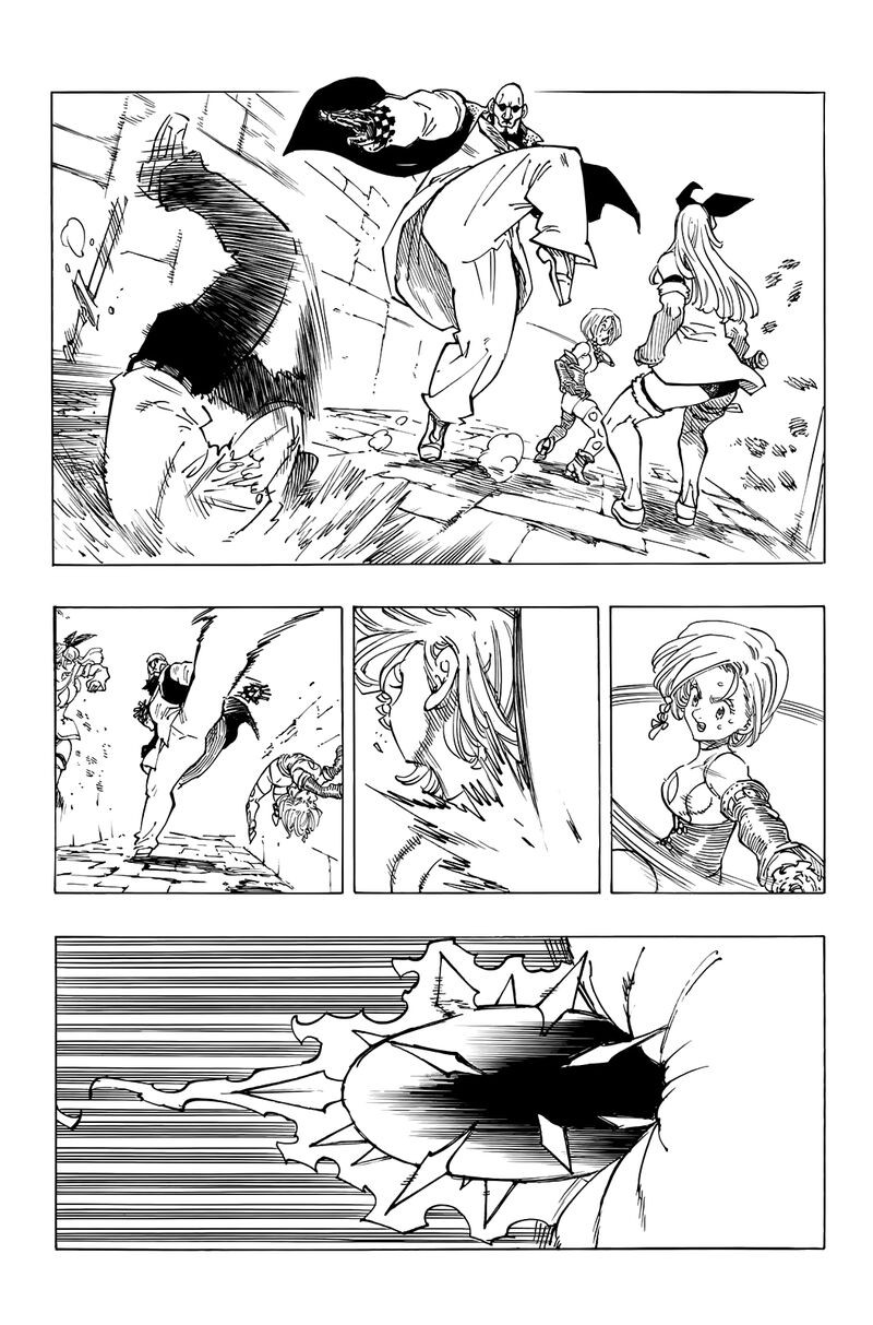 Halaman 10 dari Mokushiroku no Yonkishi Chapter 98
