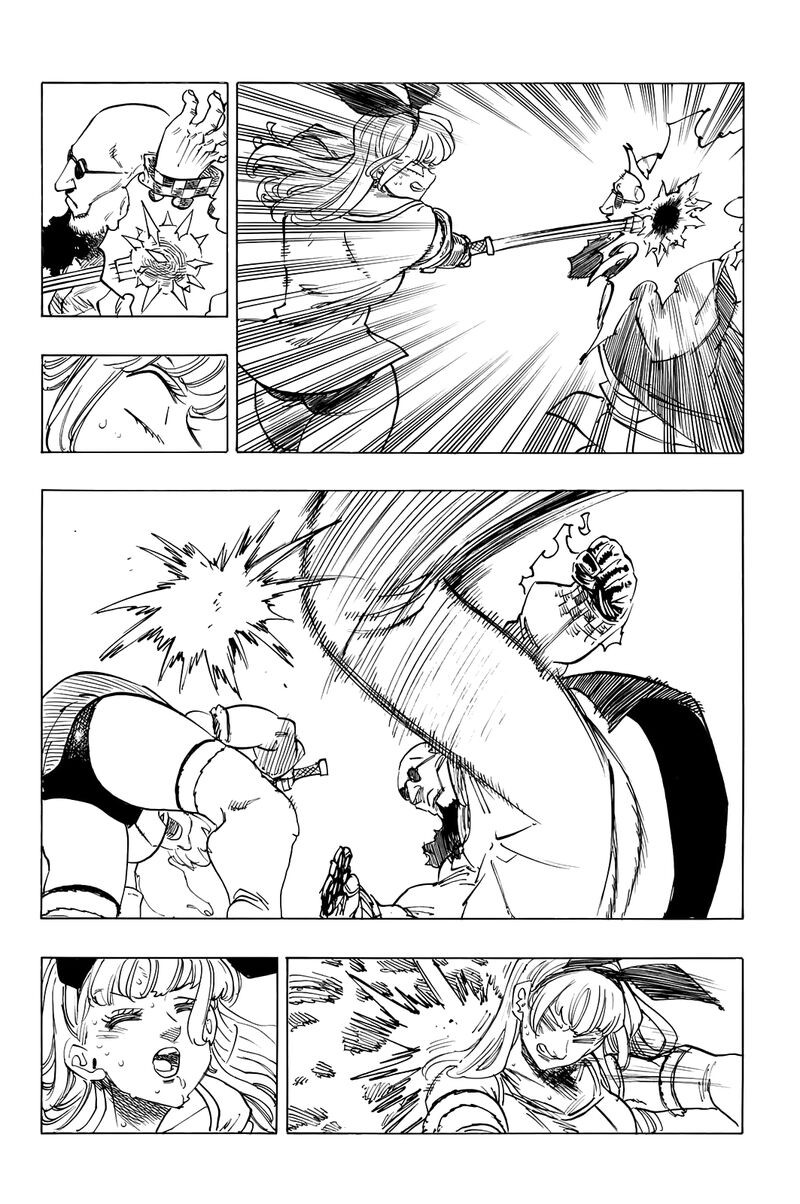 Halaman 11 dari Mokushiroku no Yonkishi Chapter 98