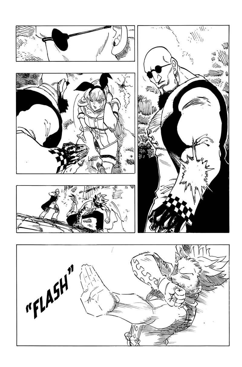 Halaman 12 dari Mokushiroku no Yonkishi Chapter 98