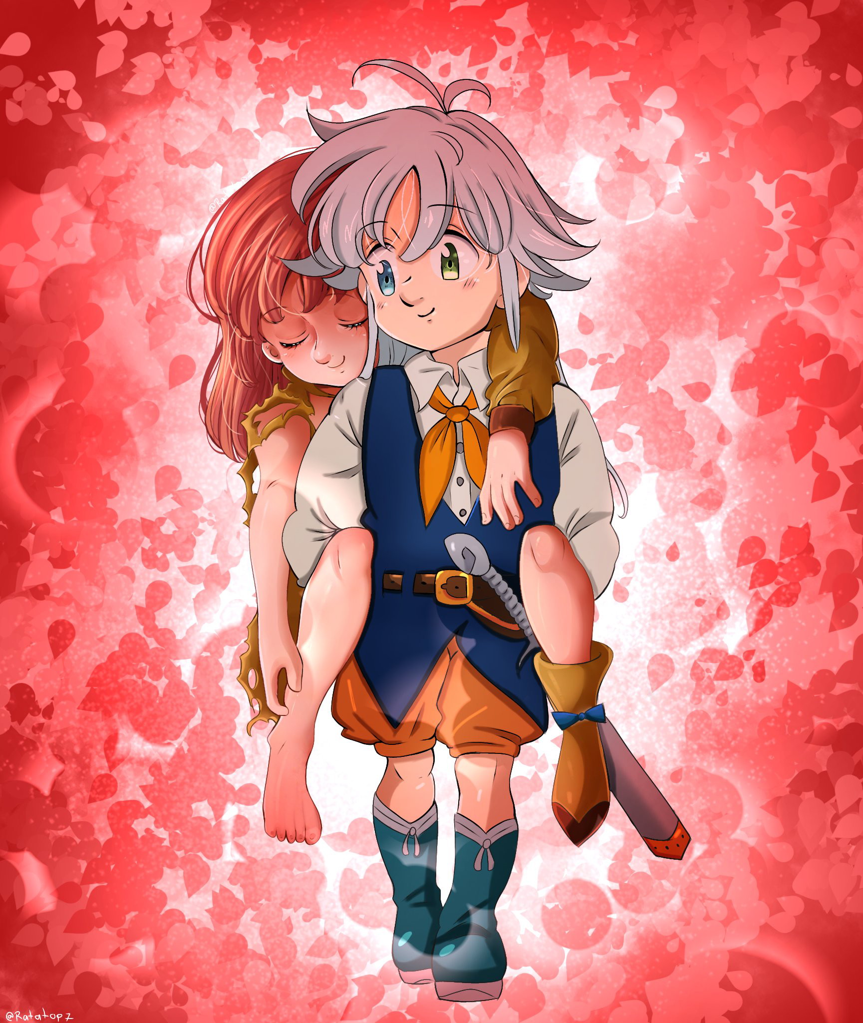 Halaman 10 dari Mokushiroku no Yonkishi Chapter 99