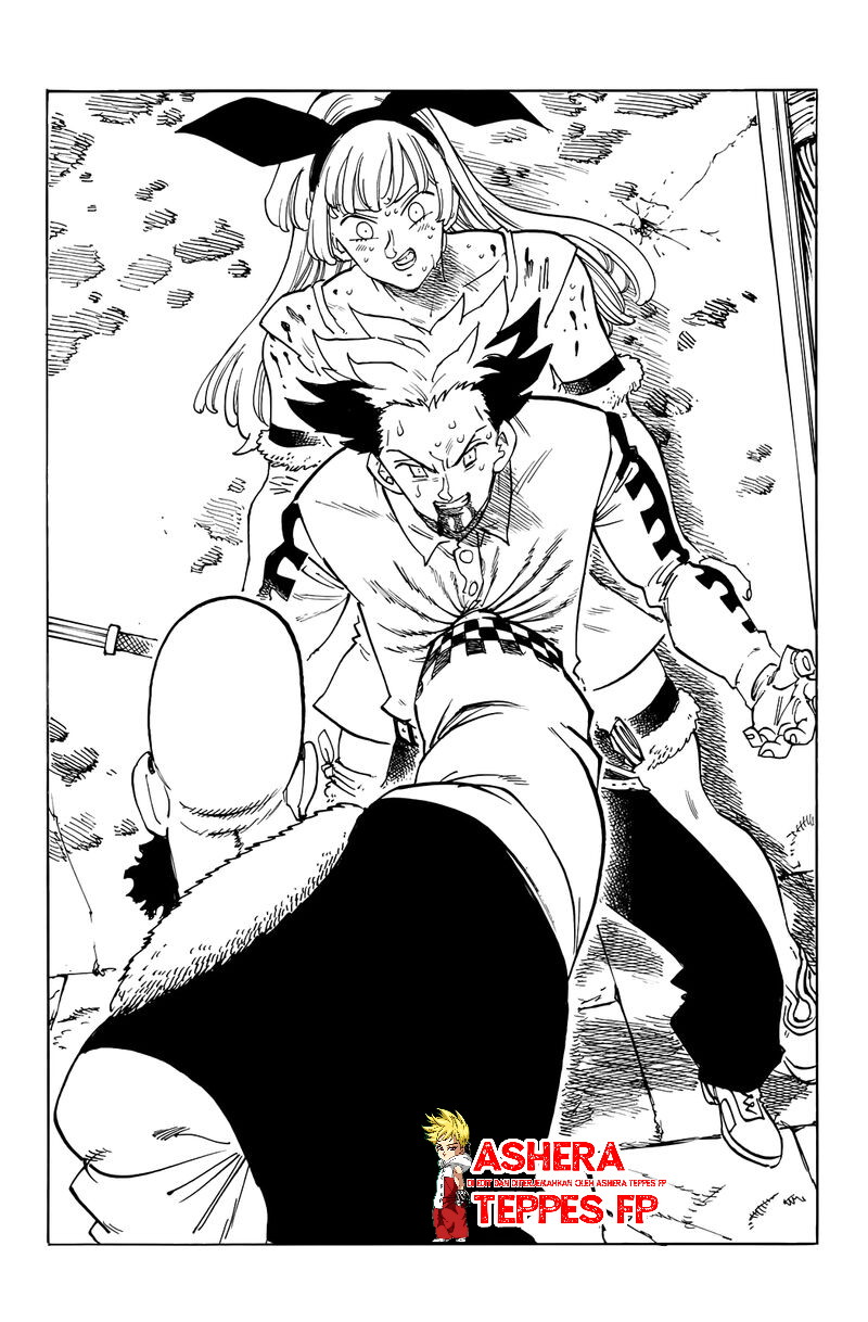 Halaman 12 dari Mokushiroku no Yonkishi Chapter 99