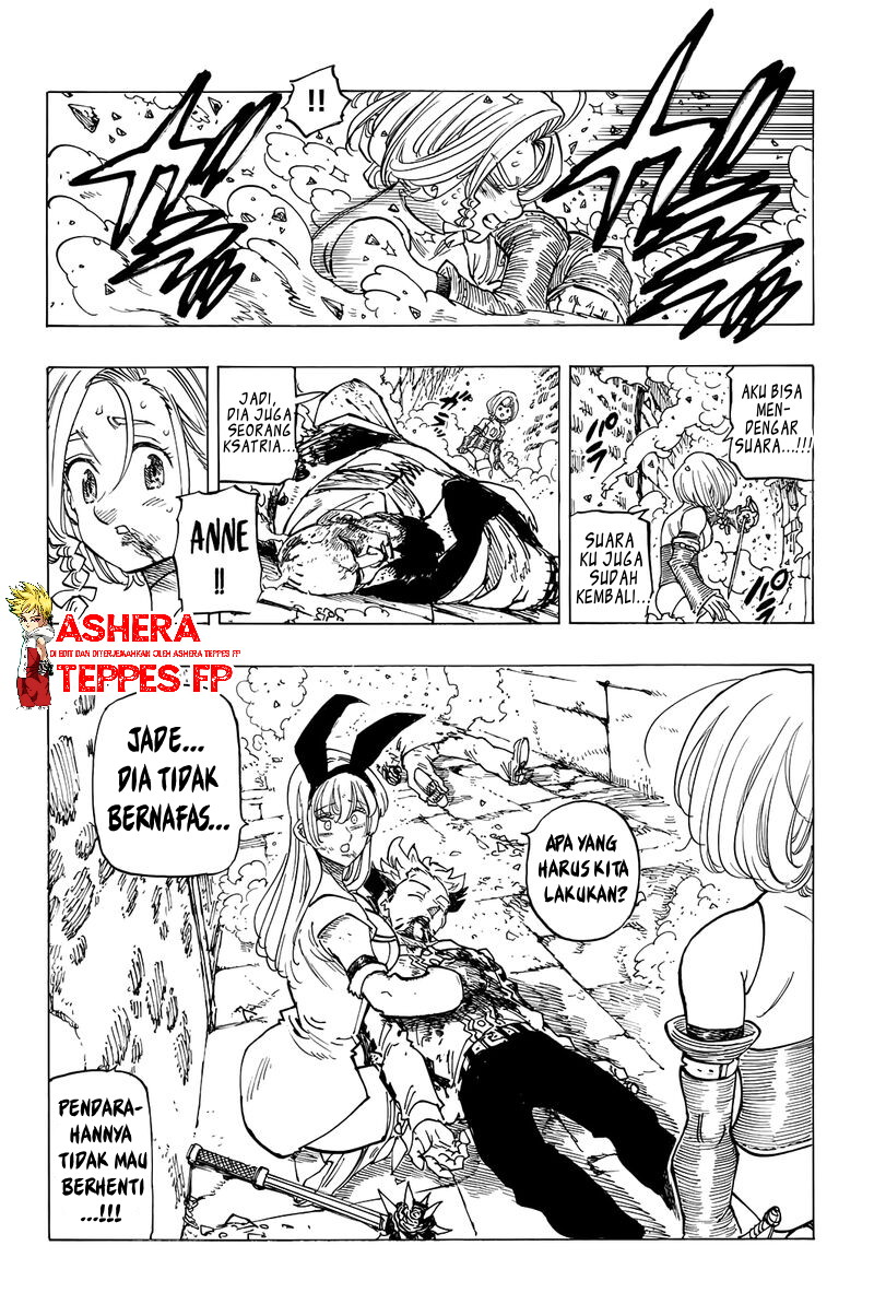 Halaman 14 dari Mokushiroku no Yonkishi Chapter 99
