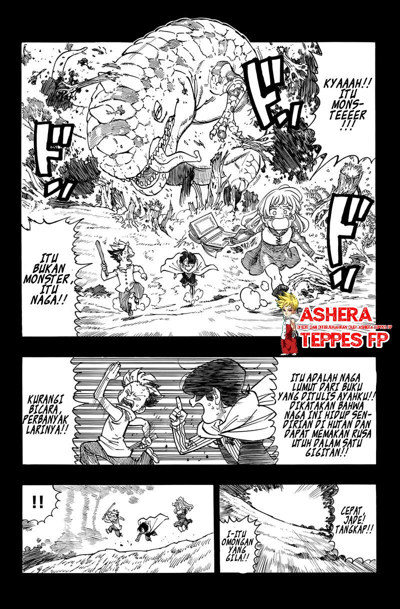 Halaman 5 dari Mokushiroku no Yonkishi Chapter 99