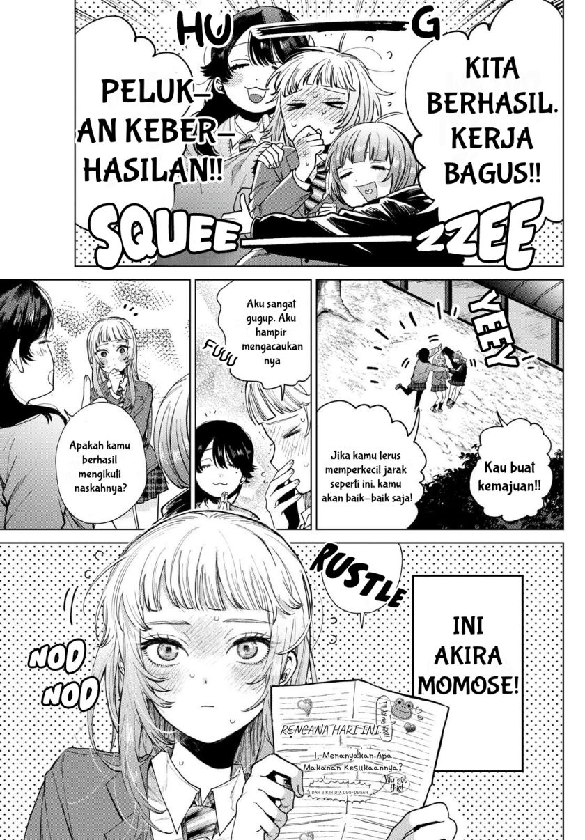 Halaman 16 dari Momose Akira no Hatsukoi Hatan-chuu. Chapter 1