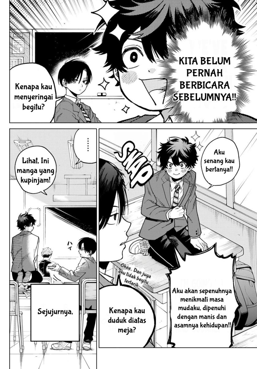 Halaman 5 dari Momose Akira no Hatsukoi Hatan-chuu. Chapter 1