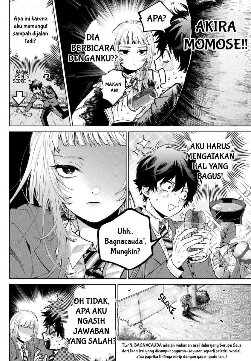 Halaman 9 dari Momose Akira no Hatsukoi Hatan-chuu. Chapter 1