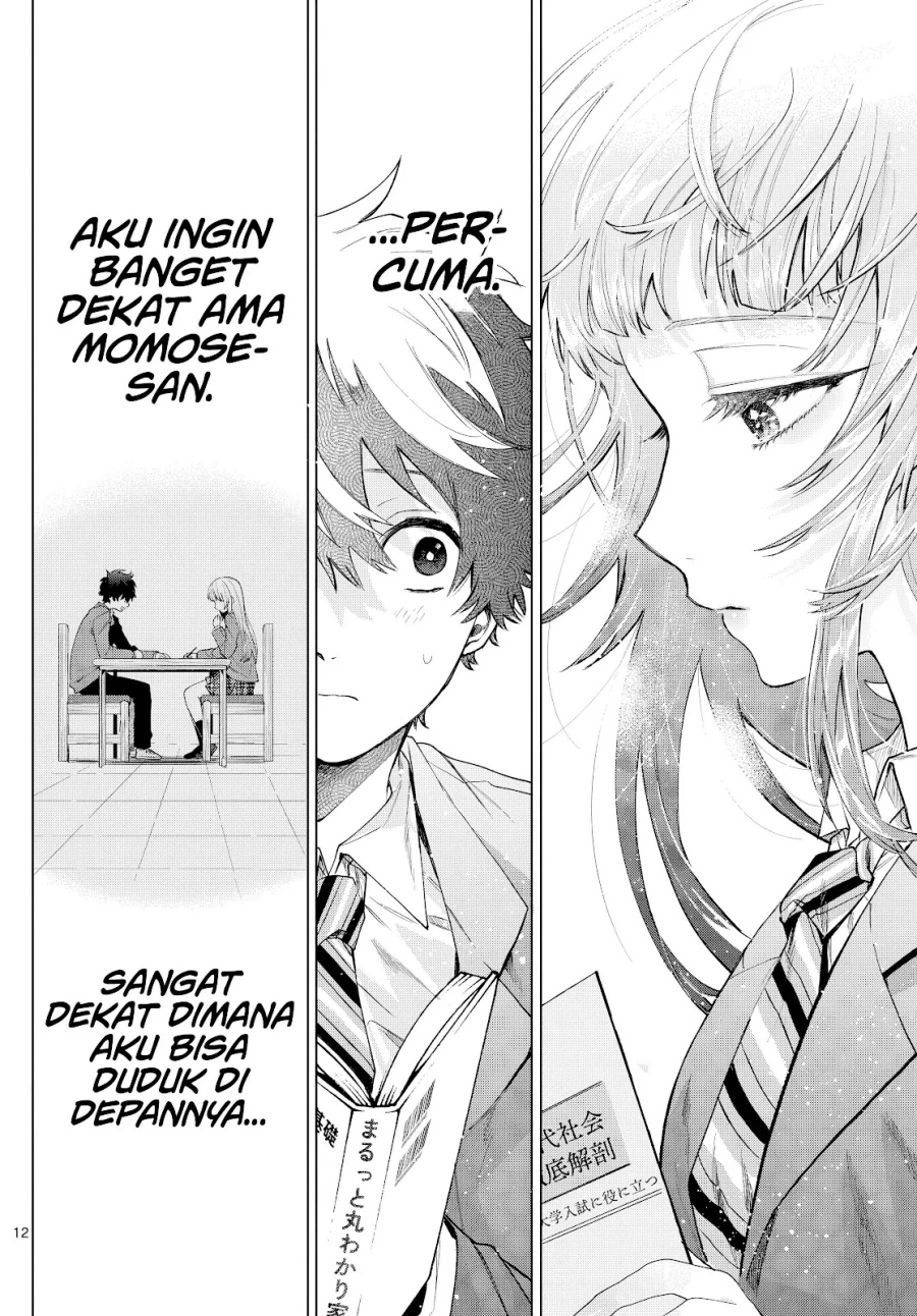 Halaman 13 dari Momose Akira no Hatsukoi Hatan-chuu. Chapter 15