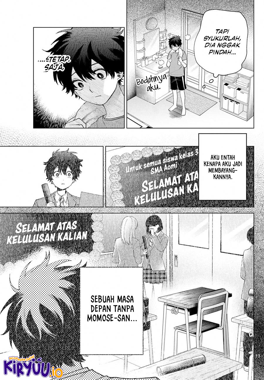 Halaman 14 dari Momose Akira no Hatsukoi Hatan-chuu. Chapter 17