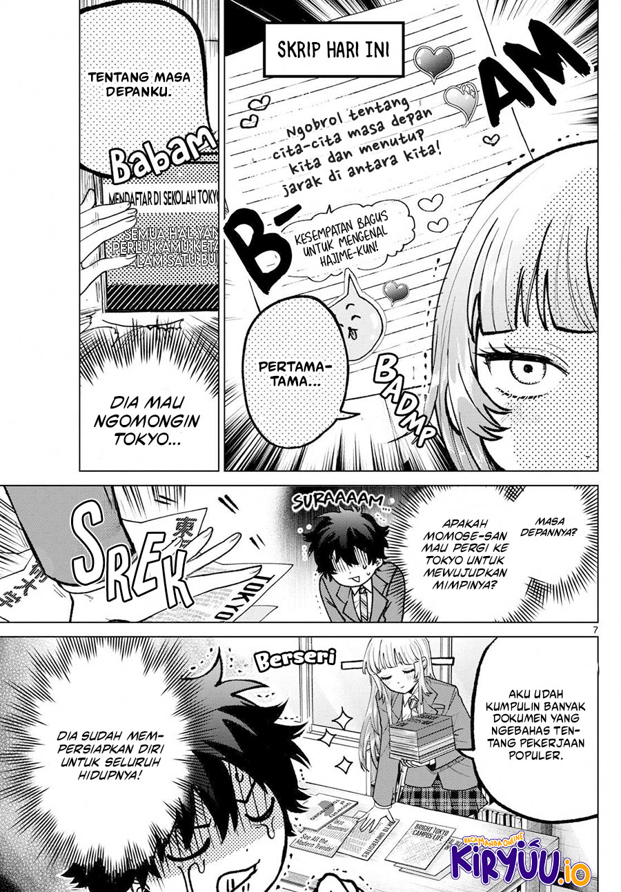 Halaman 8 dari Momose Akira no Hatsukoi Hatan-chuu. Chapter 17