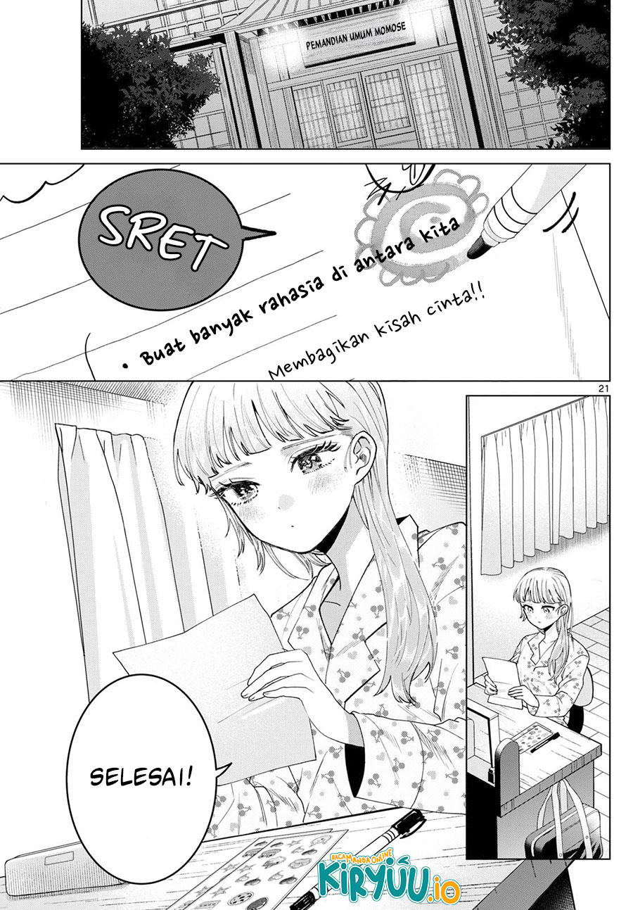 Halaman 22 dari Momose Akira no Hatsukoi Hatan-chuu. Chapter 21