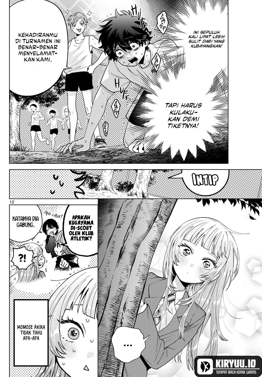 Halaman 13 dari Momose Akira no Hatsukoi Hatan-chuu. Chapter 25