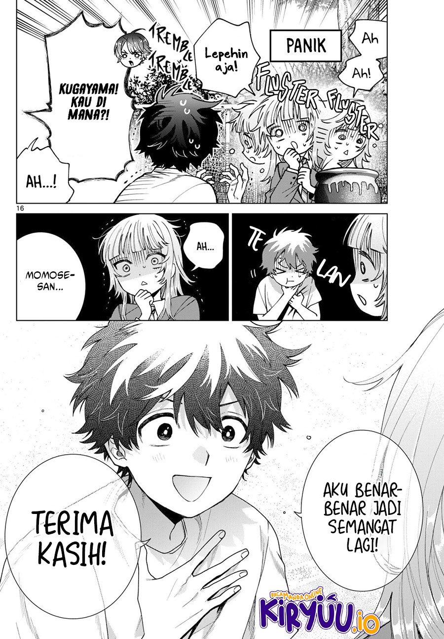 Halaman 17 dari Momose Akira no Hatsukoi Hatan-chuu. Chapter 25