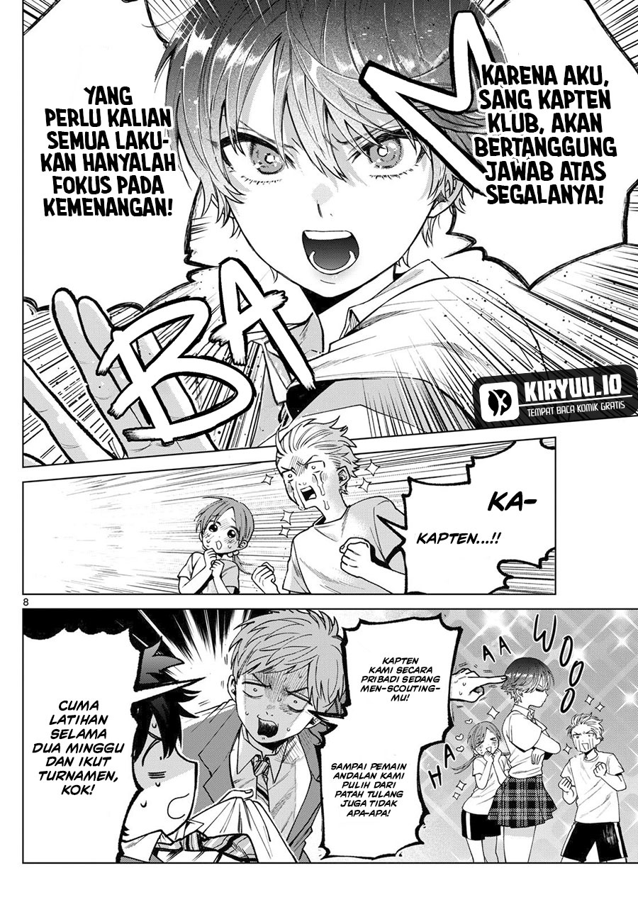 Halaman 9 dari Momose Akira no Hatsukoi Hatan-chuu. Chapter 25