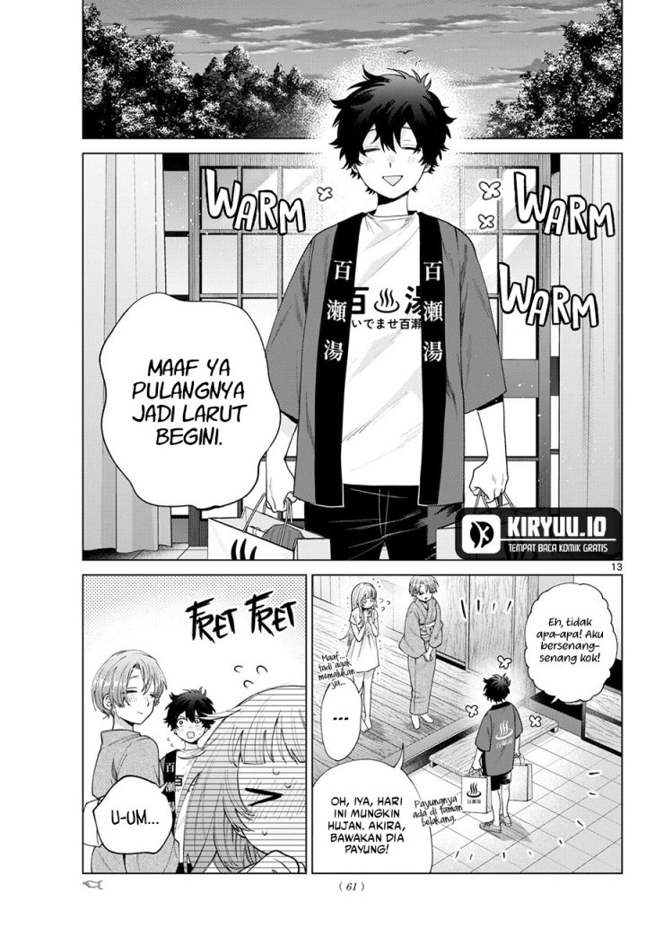 Halaman 14 dari Momose Akira no Hatsukoi Hatan-chuu. Chapter 28