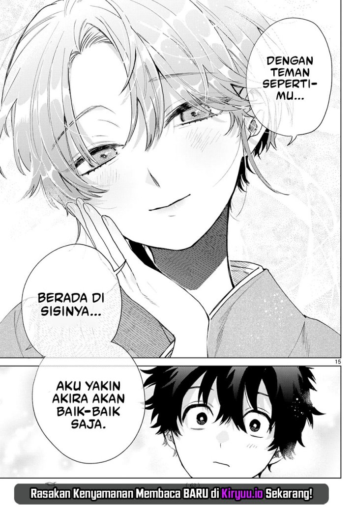 Halaman 16 dari Momose Akira no Hatsukoi Hatan-chuu. Chapter 28