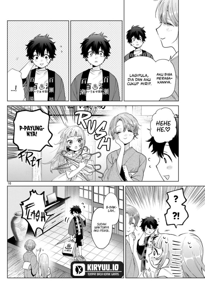 Halaman 17 dari Momose Akira no Hatsukoi Hatan-chuu. Chapter 28