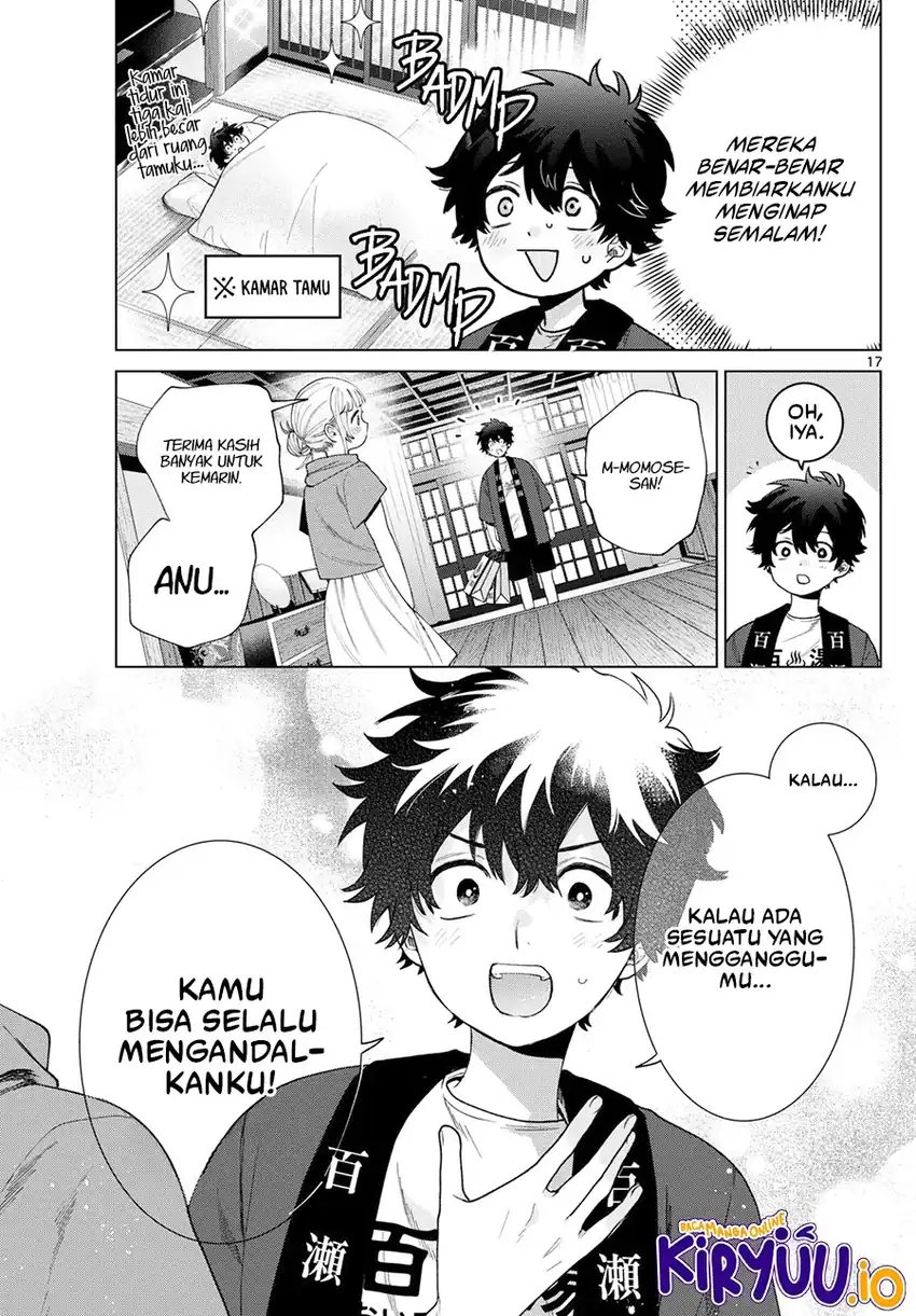Halaman 18 dari Momose Akira no Hatsukoi Hatan-chuu. Chapter 31