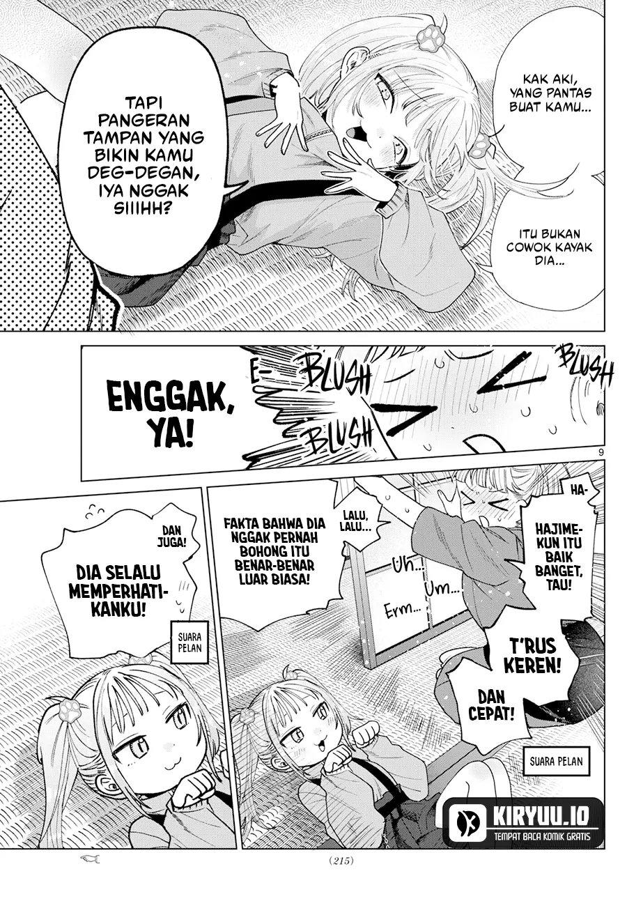 Halaman 10 dari Momose Akira no Hatsukoi Hatan-chuu. Chapter 34
