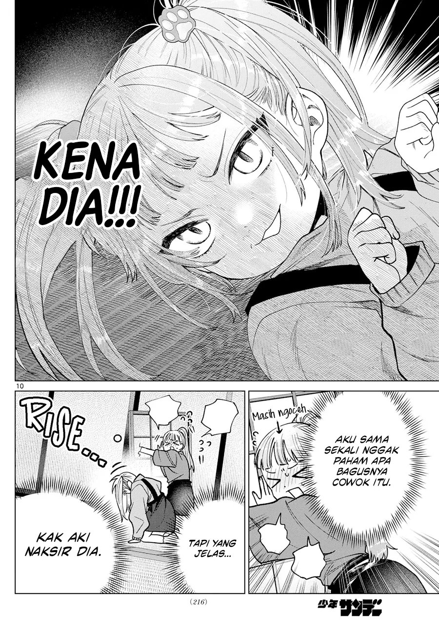 Halaman 11 dari Momose Akira no Hatsukoi Hatan-chuu. Chapter 34