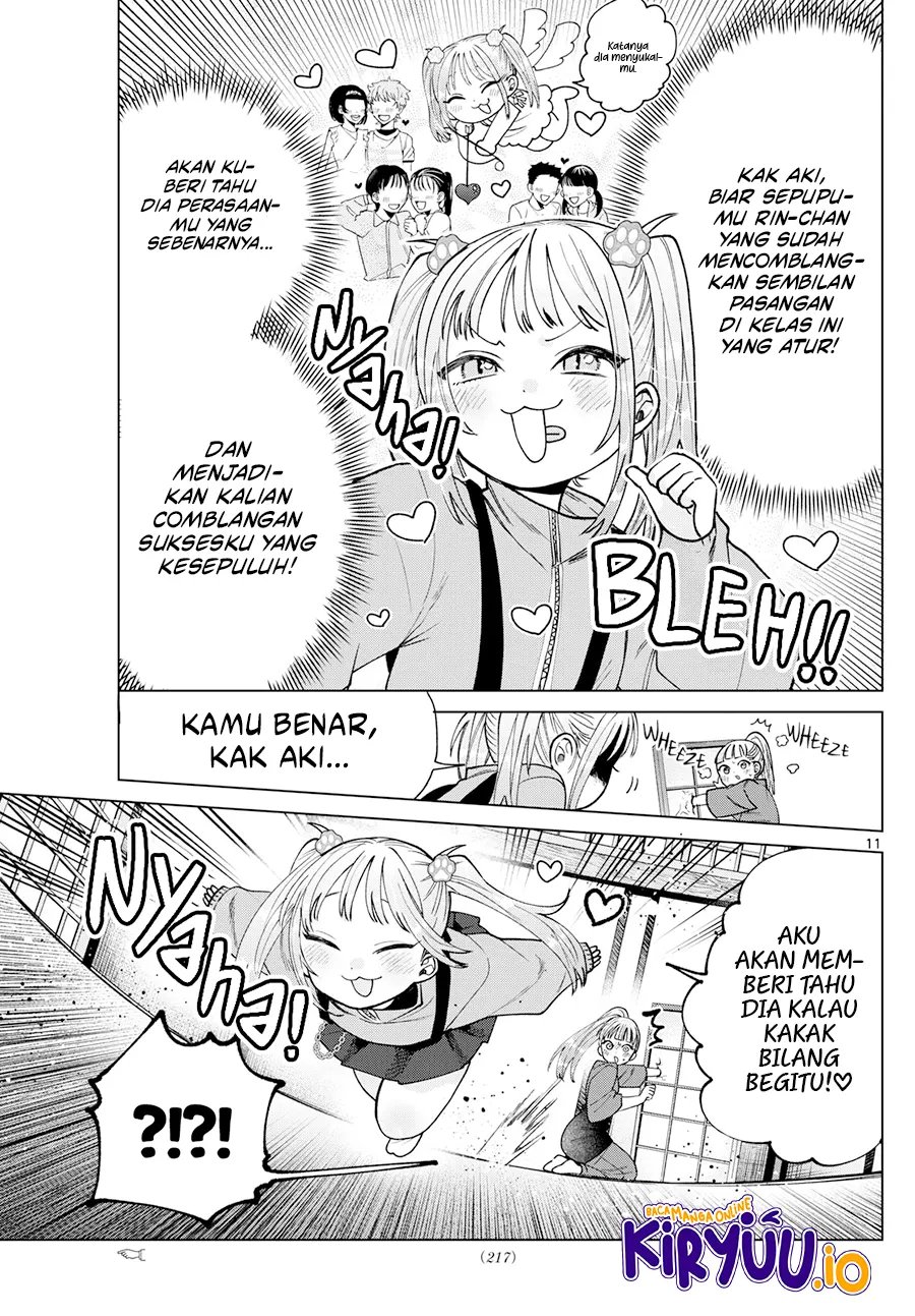 Halaman 12 dari Momose Akira no Hatsukoi Hatan-chuu. Chapter 34