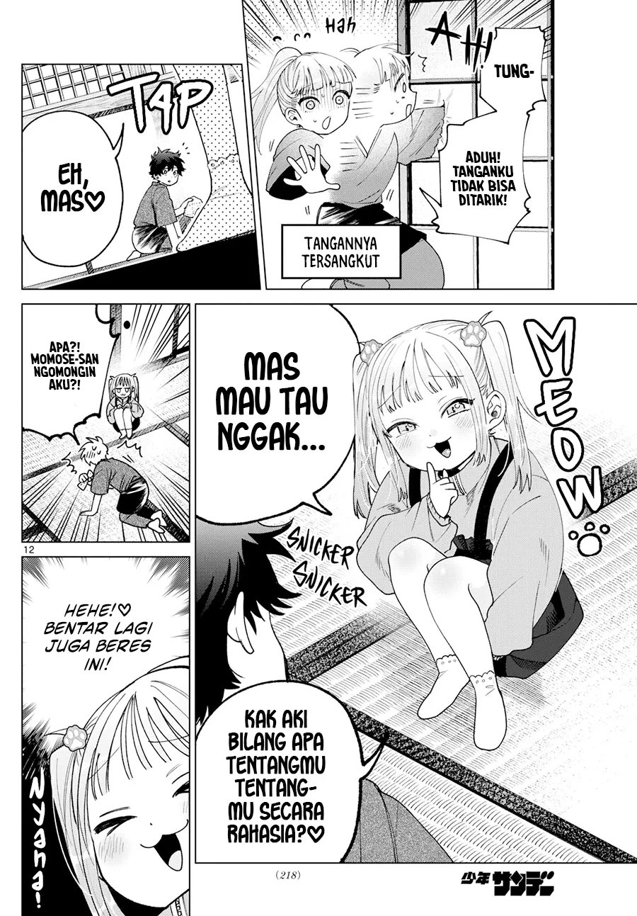 Halaman 13 dari Momose Akira no Hatsukoi Hatan-chuu. Chapter 34