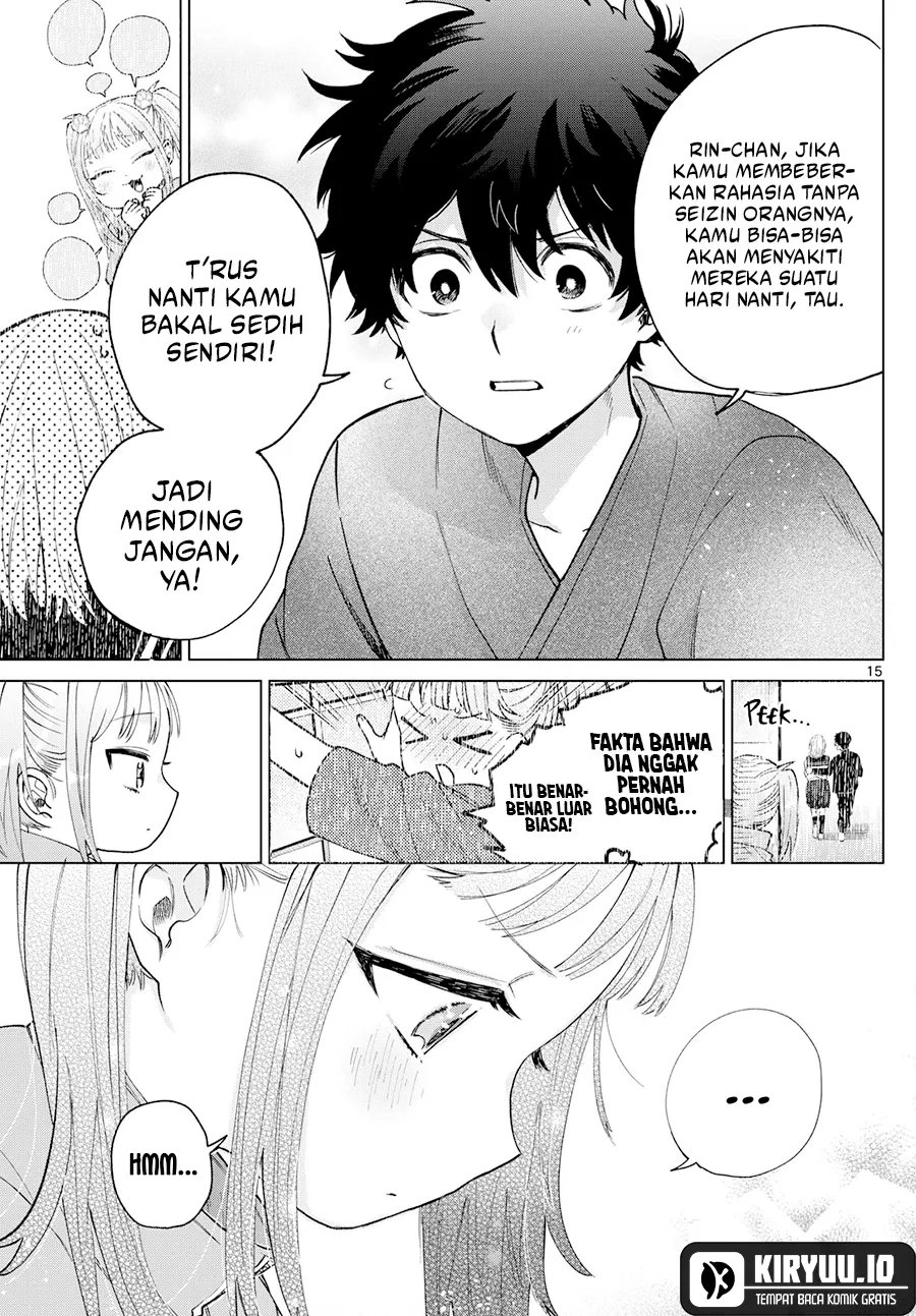 Halaman 16 dari Momose Akira no Hatsukoi Hatan-chuu. Chapter 34