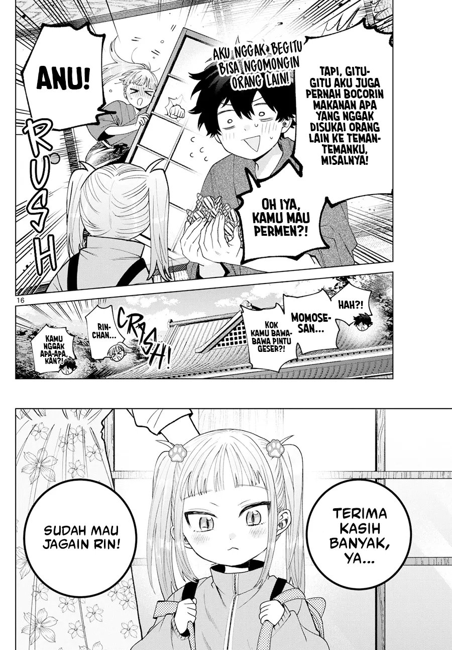 Halaman 17 dari Momose Akira no Hatsukoi Hatan-chuu. Chapter 34