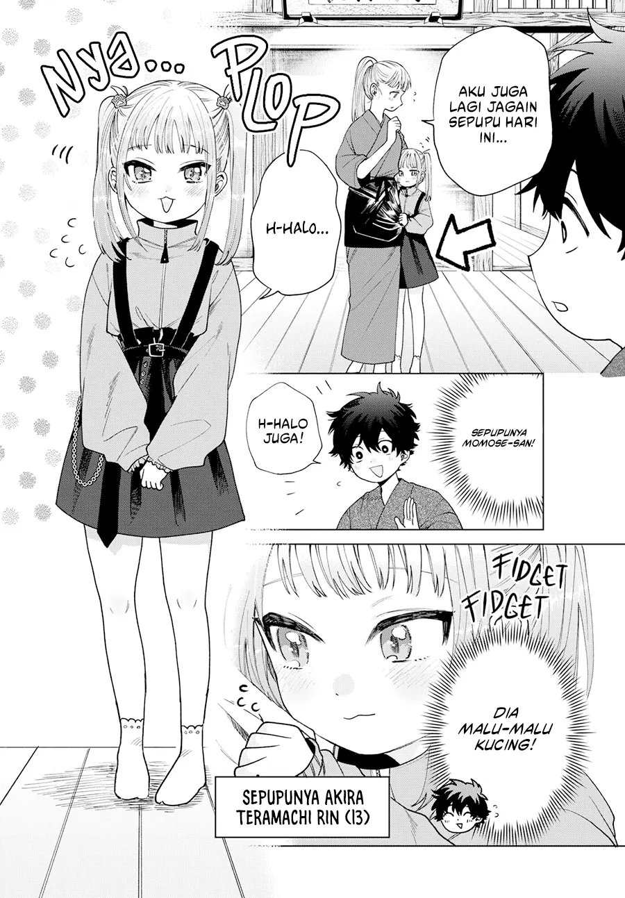 Halaman 5 dari Momose Akira no Hatsukoi Hatan-chuu. Chapter 34