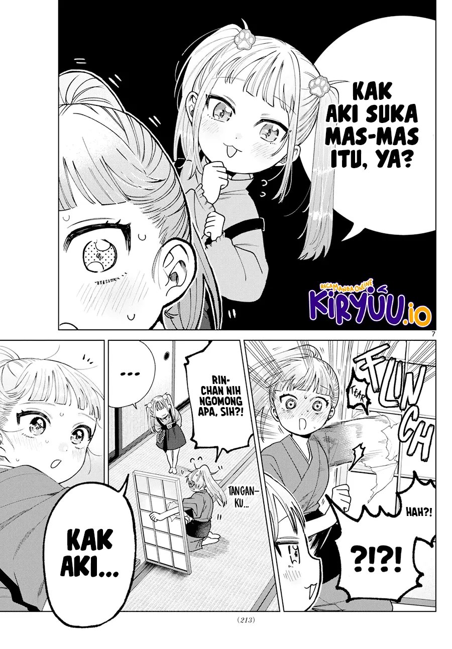 Halaman 8 dari Momose Akira no Hatsukoi Hatan-chuu. Chapter 34