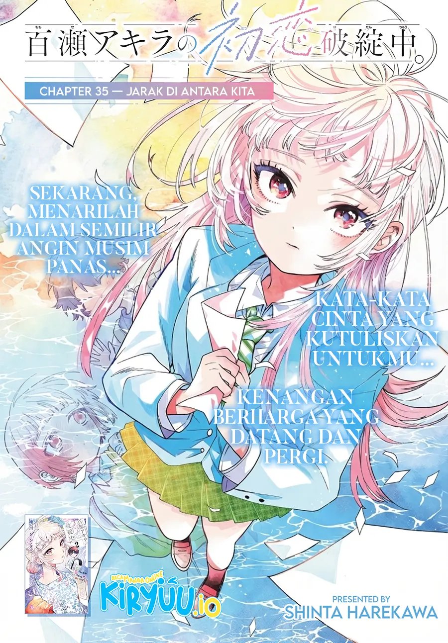 Halaman 2 dari Momose Akira no Hatsukoi Hatan-chuu. Chapter 35
