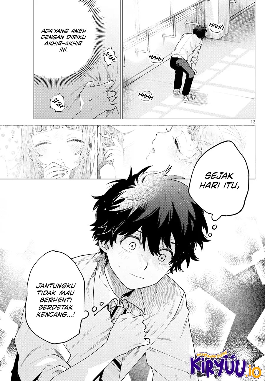 Halaman 14 dari Momose Akira no Hatsukoi Hatan-chuu. Chapter 36