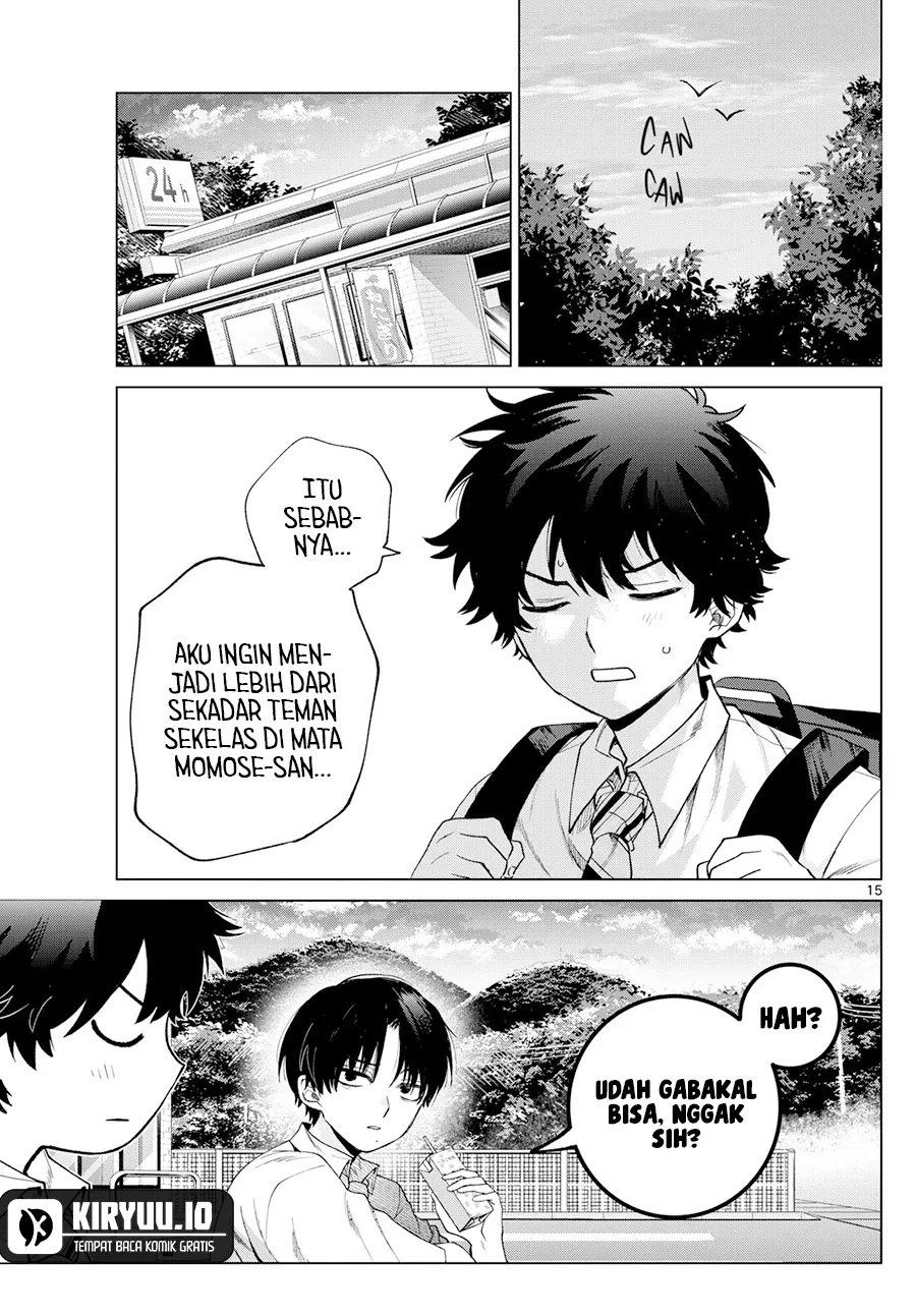 Halaman 16 dari Momose Akira no Hatsukoi Hatan-chuu. Chapter 36