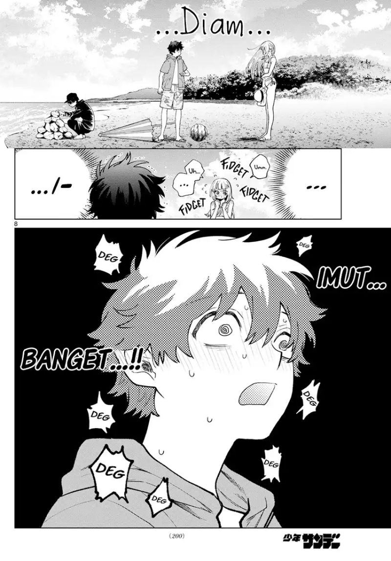 Halaman 9 dari Momose Akira no Hatsukoi Hatan-chuu. Chapter 37