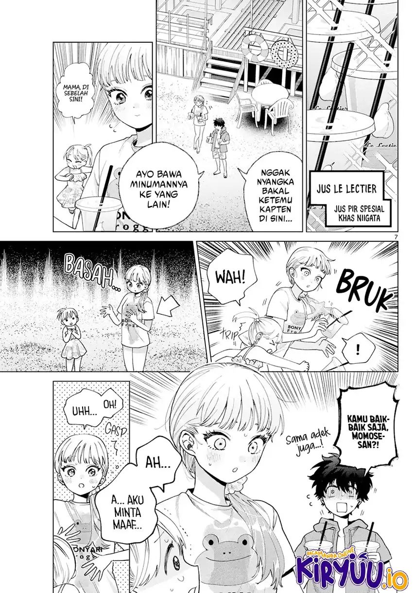 Halaman 8 dari Momose Akira no Hatsukoi Hatan-chuu. Chapter 38