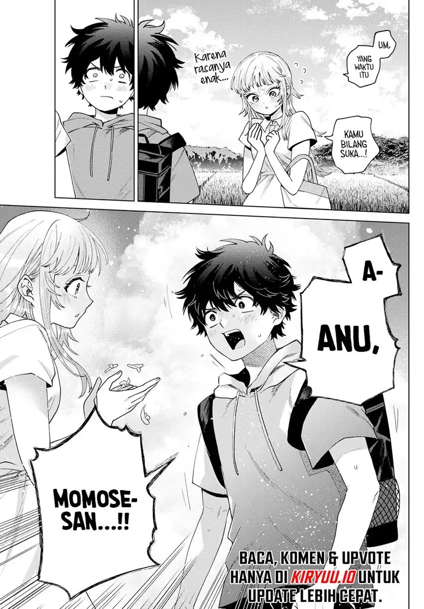 Halaman 13 dari Momose Akira no Hatsukoi Hatan-chuu. Chapter 39