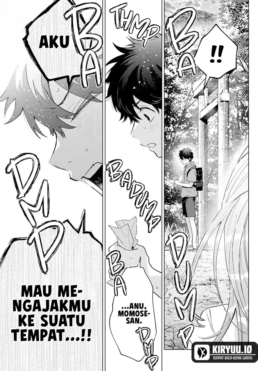 Halaman 19 dari Momose Akira no Hatsukoi Hatan-chuu. Chapter 39