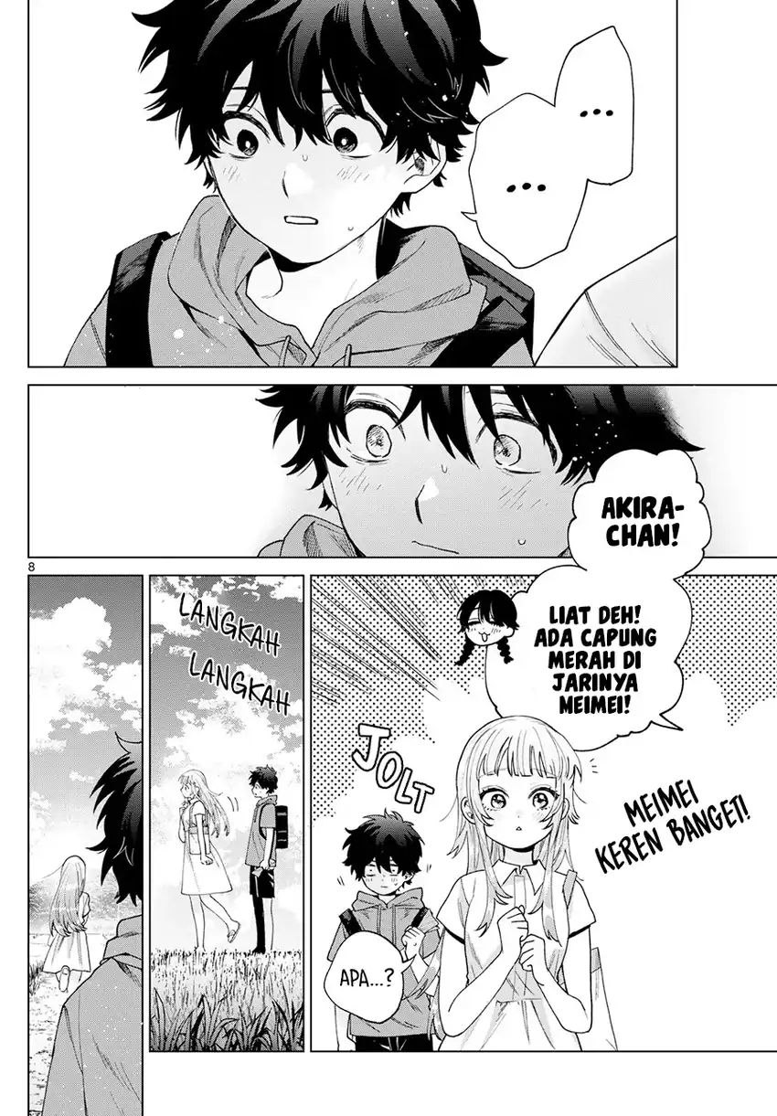 Halaman 8 dari Momose Akira no Hatsukoi Hatan-chuu. Chapter 39