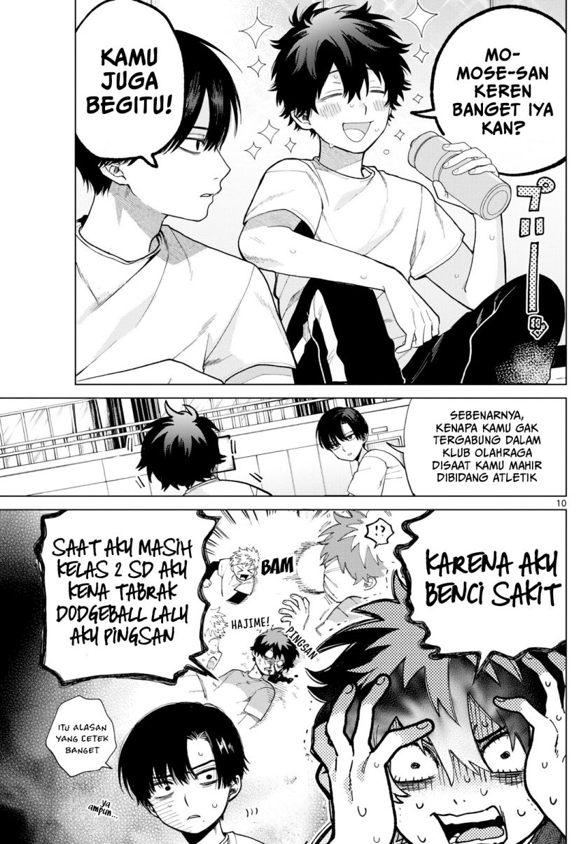 Halaman 10 dari Momose Akira no Hatsukoi Hatan-chuu. Chapter 4