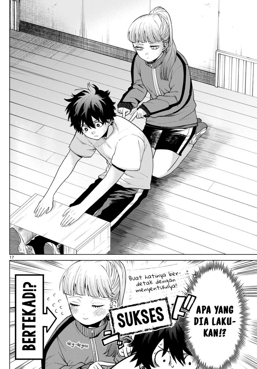 Halaman 17 dari Momose Akira no Hatsukoi Hatan-chuu. Chapter 4